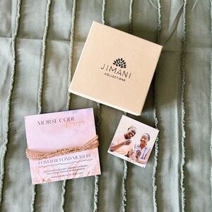 Jimani Collections Fair Trade Morse Code Loved Beyond Measure Bracelet